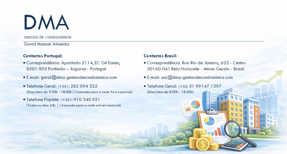 Informações de Contacto DMA Condomínios